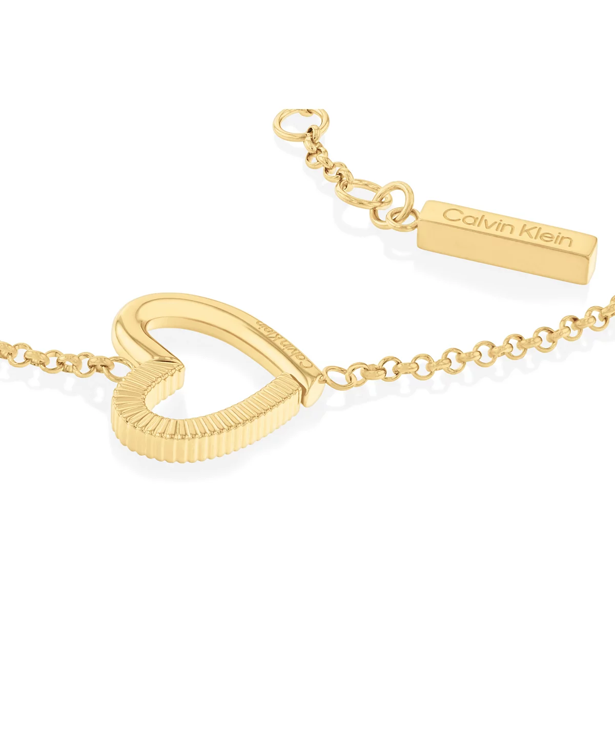 Женский браслет с сердечком из нержавеющей стали Calvin Klein 13290₽