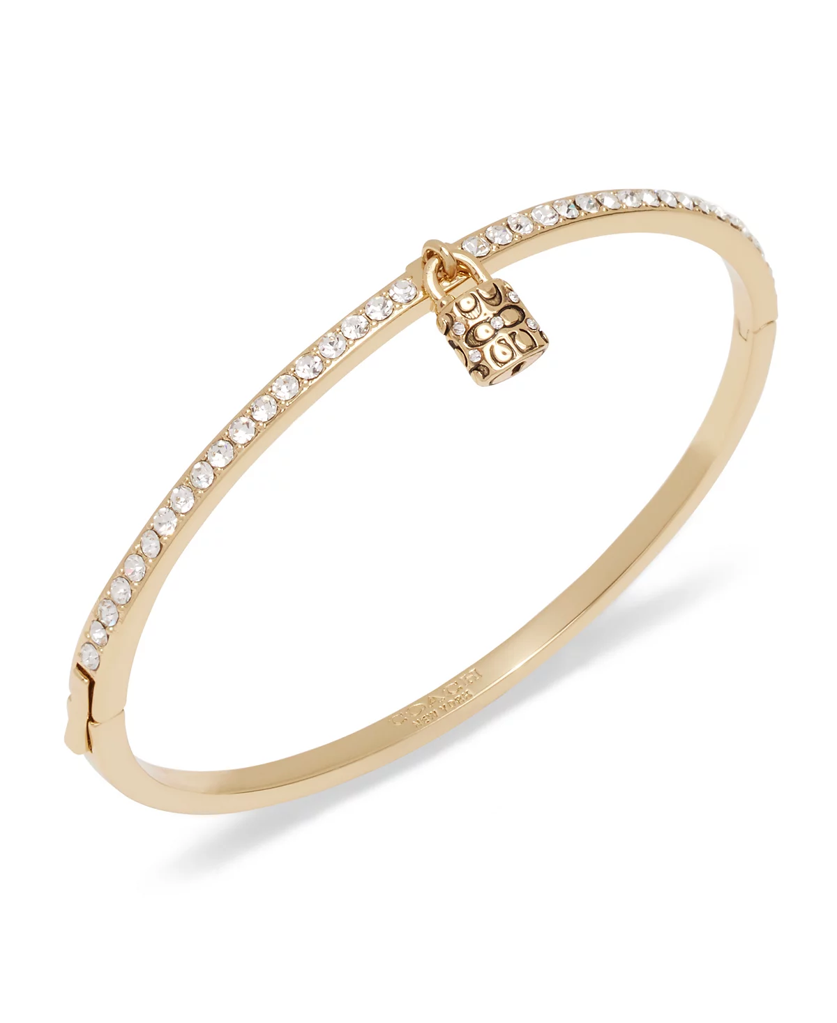 Культовый навесной замок из искусственного камня COACH Теннисный браслет со скульптурным мотивом буквы С 23790₽