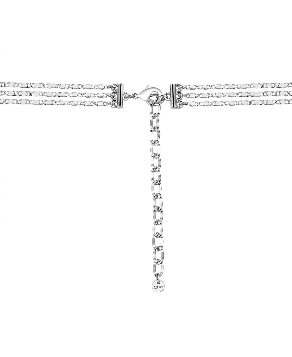 Неписаное зеркальное многослойное колье на цепочке в форме буквы Y 5690₽