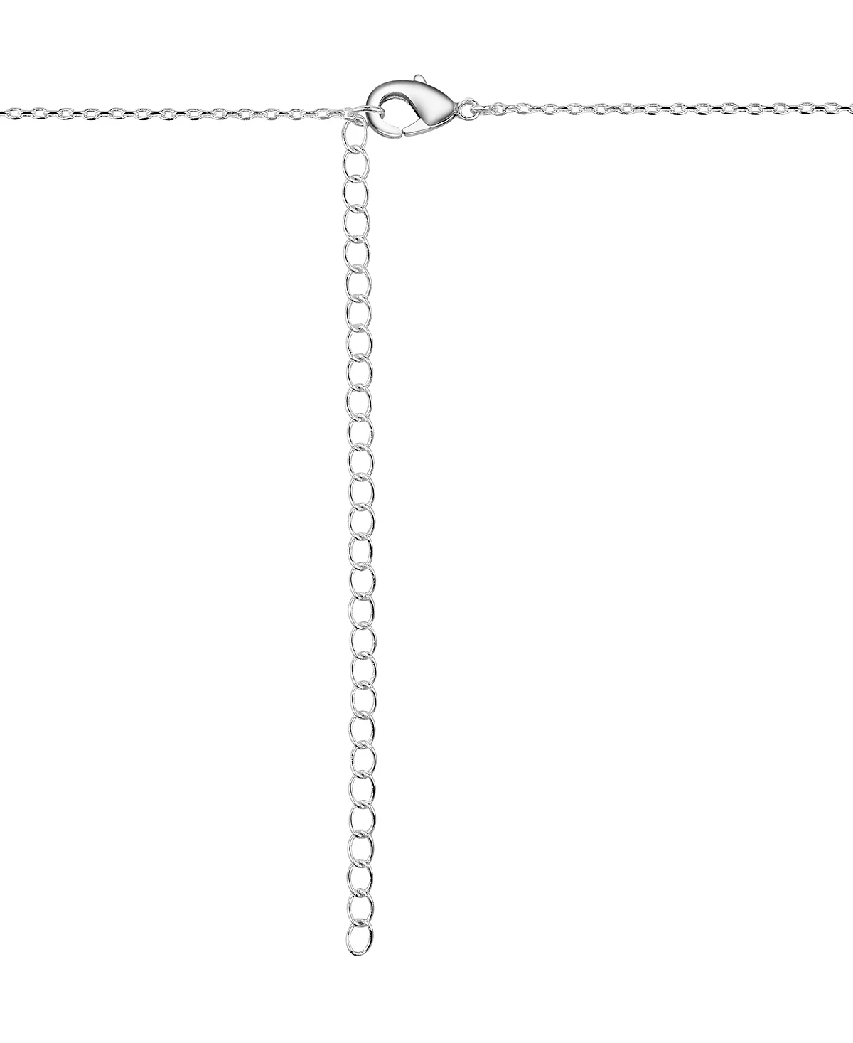 Неписаное ожерелье с подвеской в виде креста из кубического циркония 3990₽