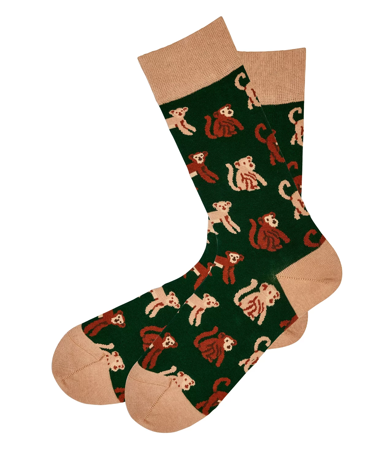 Новинка от компании Love Sock, мужские носки унисекс Crew с рисунком обезьянки и бесшовным носком, упаковка из 1