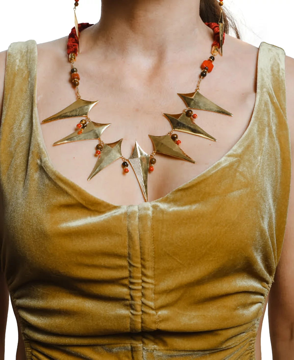 Колье Nectar Nectar New York с длинной цепочкой из 18-каратного золота Alaya, удлинитель 24 дюйма + 10 дюймов