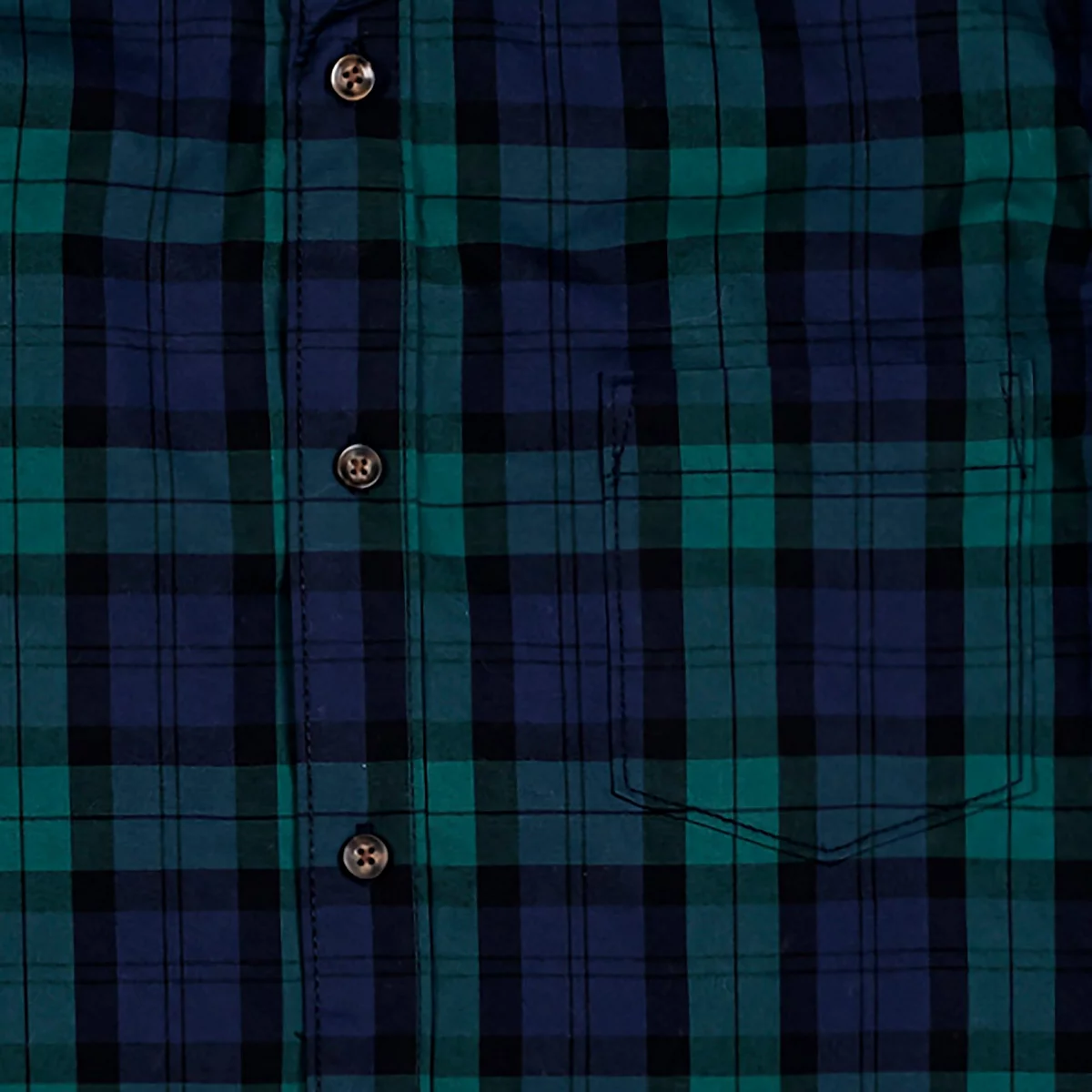 Мужская рубашка из органического эластичного поплина на пуговицах Hope - Henry с длинным рукавом