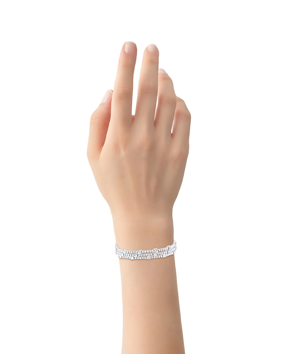 А теперь этот браслет с кристаллами в виде спиралей из серебра или 18-каратного золота 4590₽