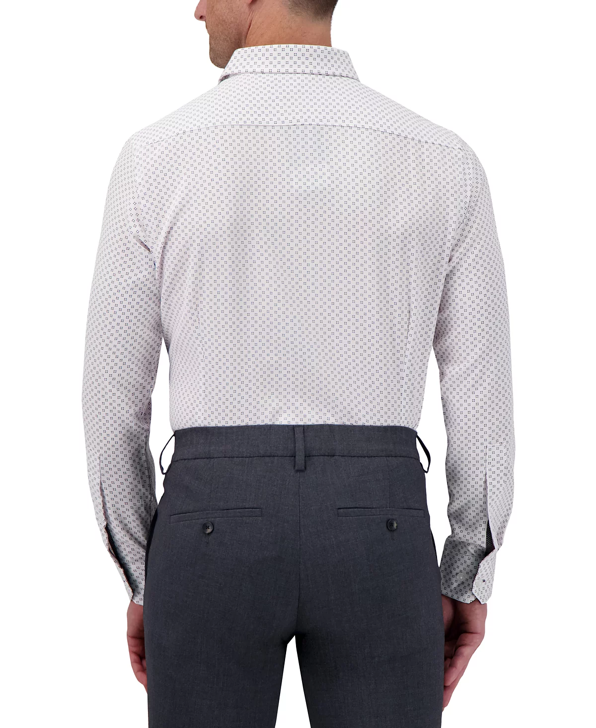 Мужская приталенная рубашка с геопринтом из коллекции Report Collection 12890₽