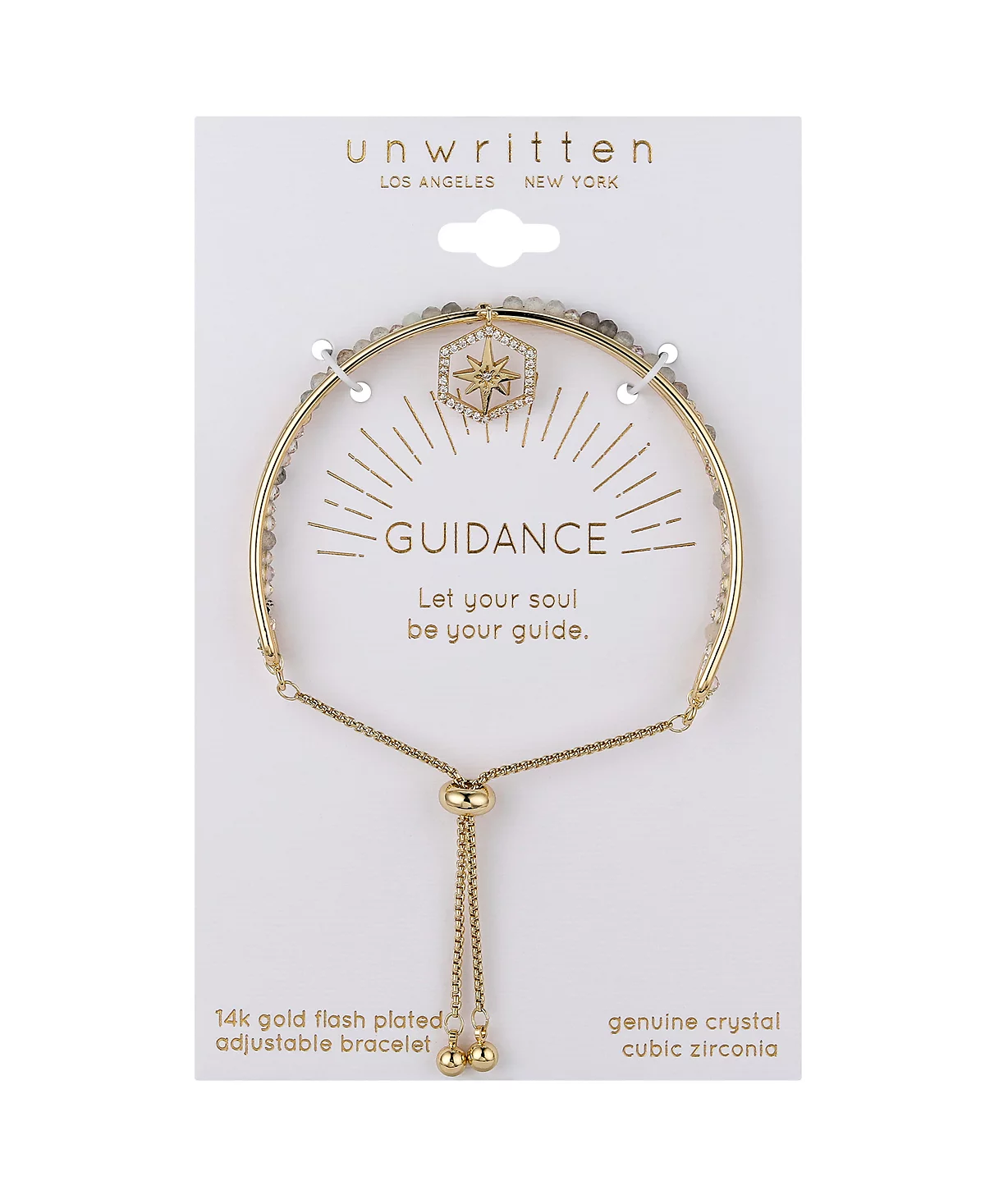 Неписаная звезда из кубического циркония и браслет из разноцветных стеклянных бусин 6290₽