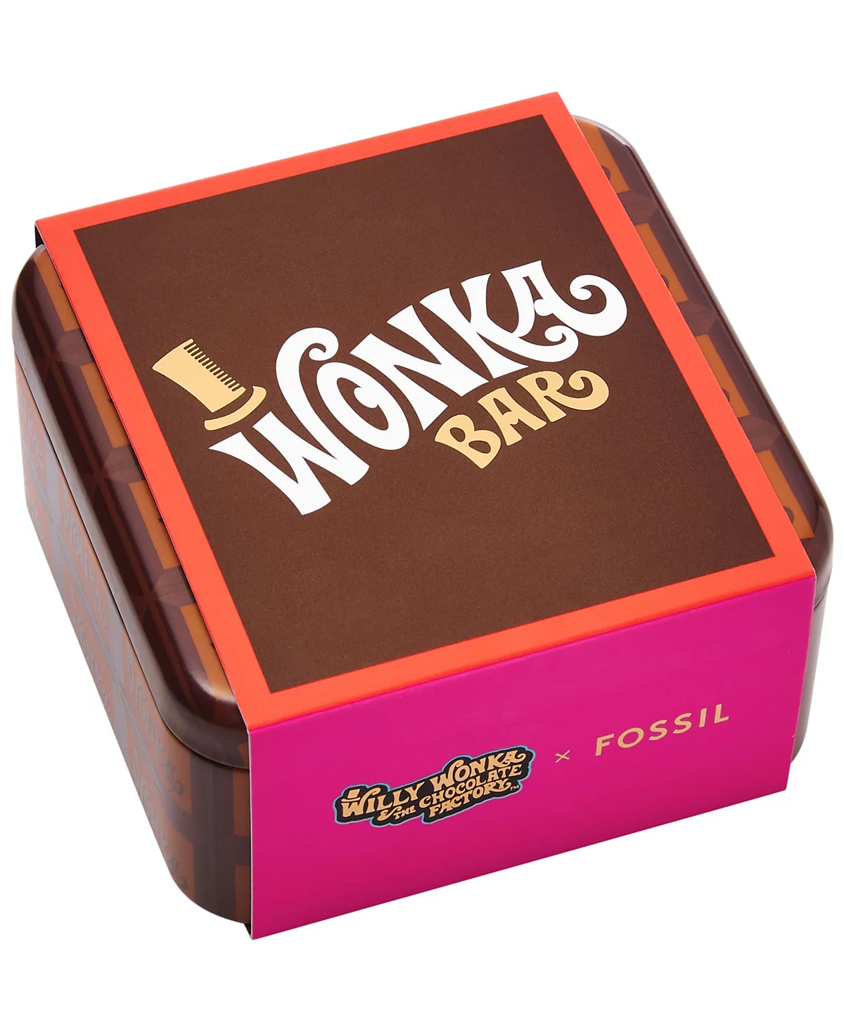 Женский браслет Fossil X Willy Wonka Special Edition из нержавеющей стали золотистого цвета