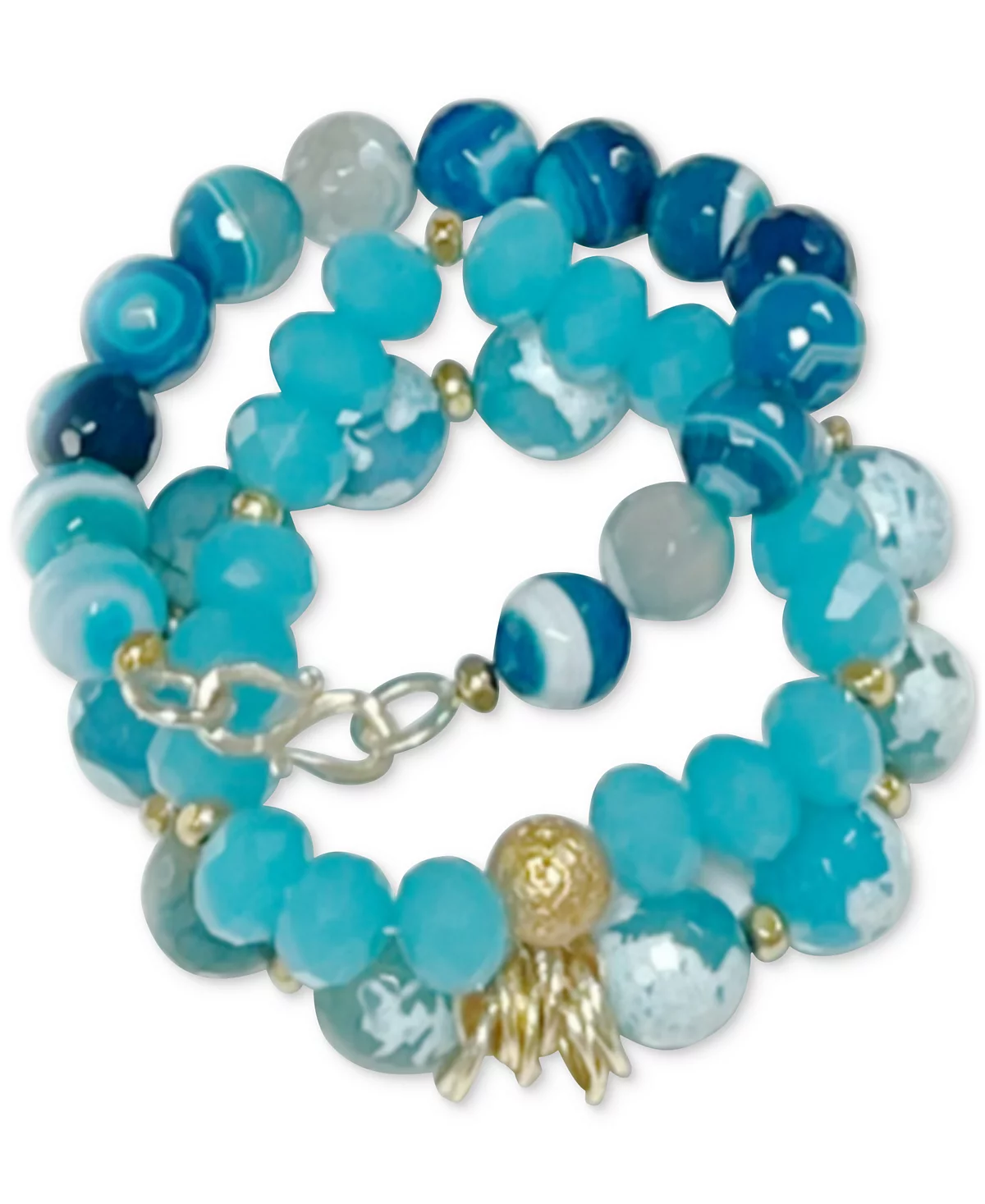 Майкл Гэбриэл разрабатывает браслет из амазонита и лабрадорита