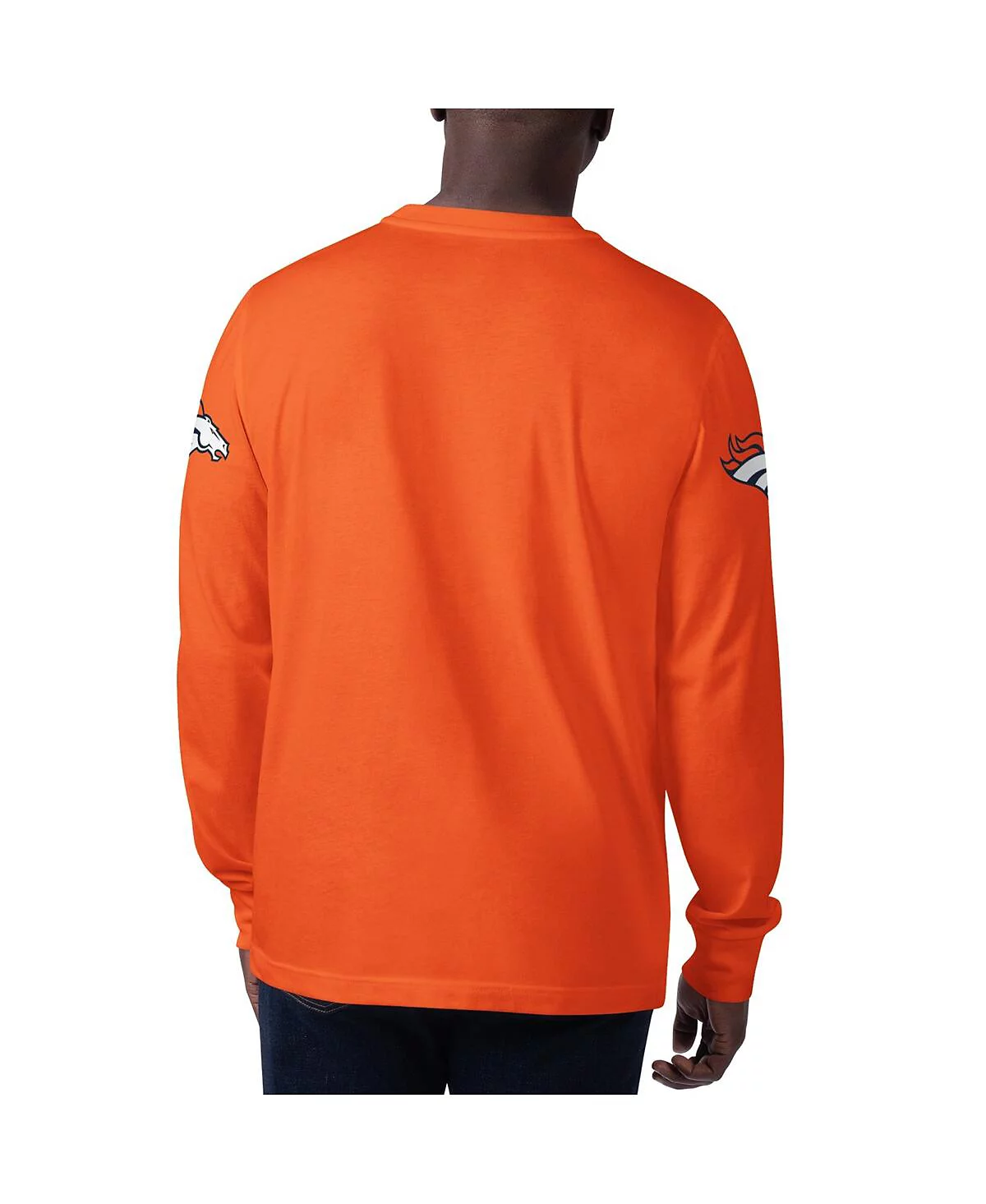 Мужская футболка с длинным рукавом Starter Orange Denver Broncos Clutch Hit 6290₽