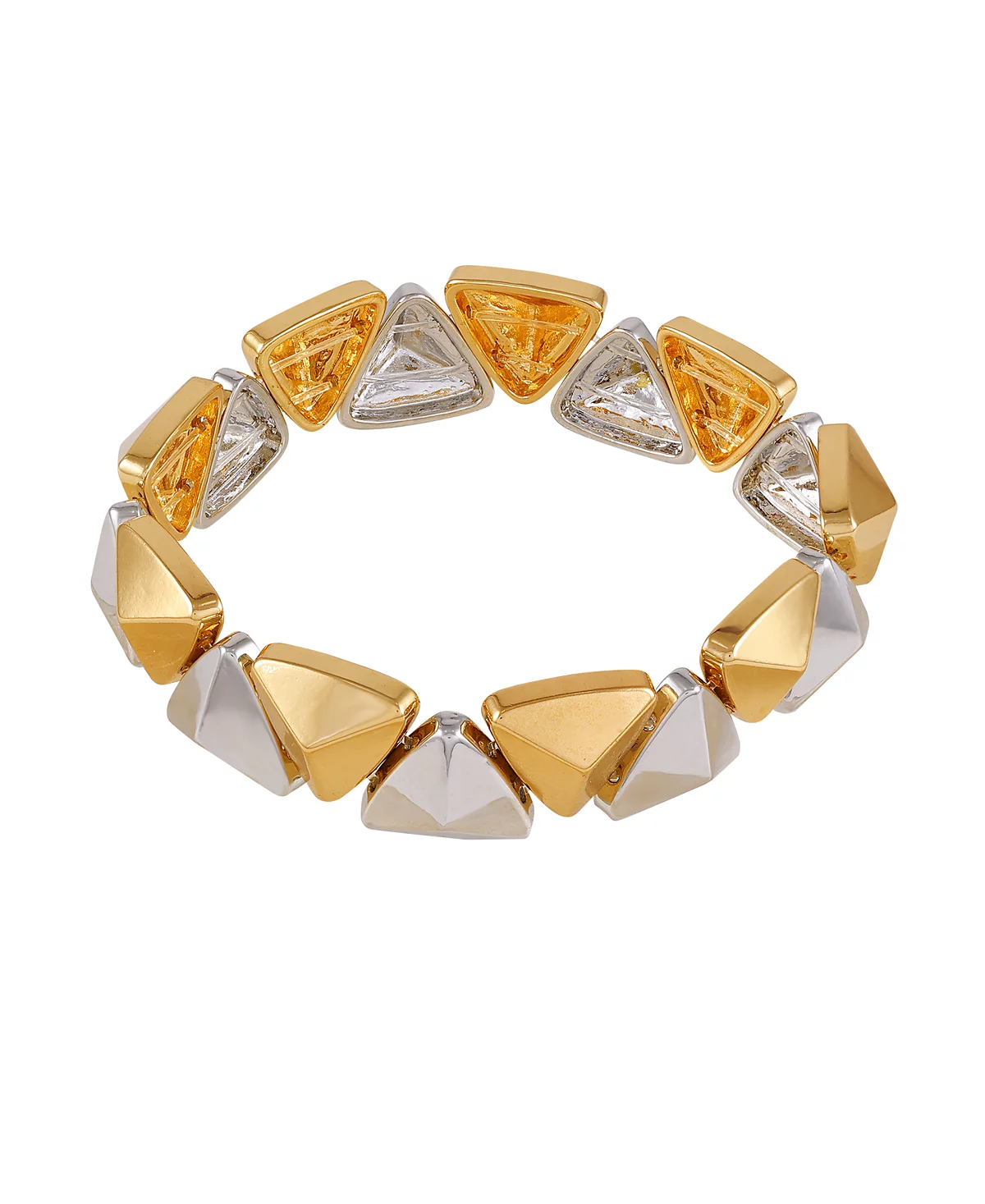 Двухцветный массивный эластичный браслет T Tahari