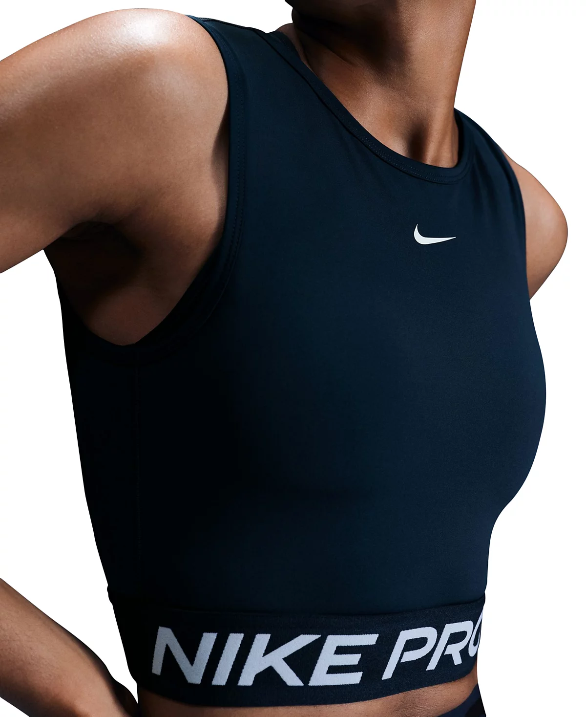 Женская укороченная майка Nike Pro Dri-FIT на бретелях
