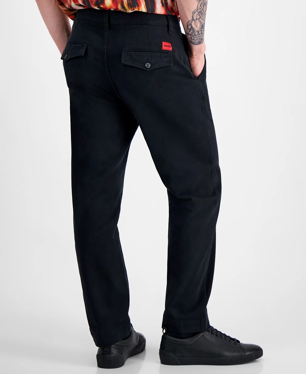 Мужские брюки-чиносы зауженного кроя от HUGO by Hugo Boss 14090₽