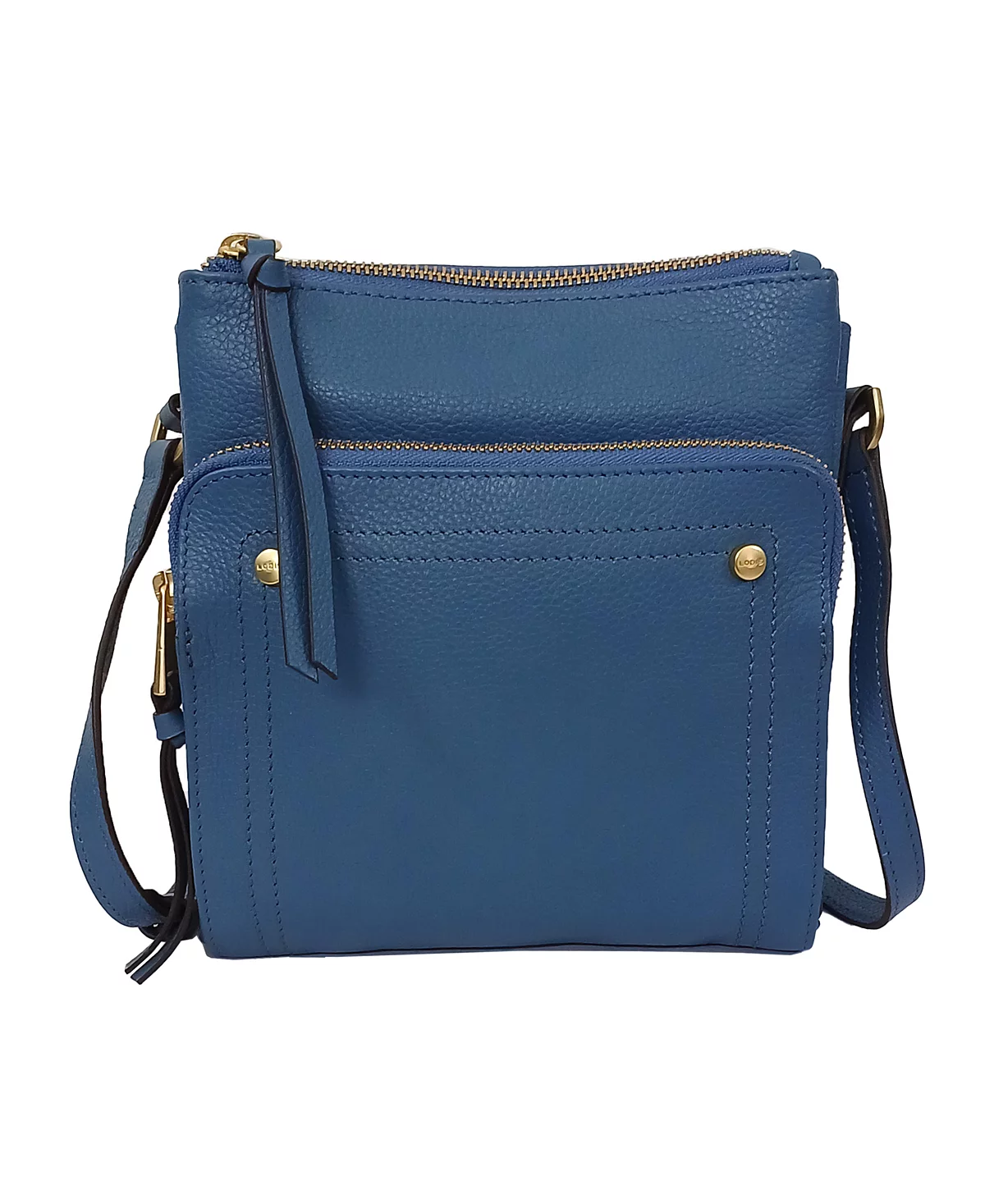 Кожаное кроссбоди LODIS Nantucket из кожи Нантакет 13090₽