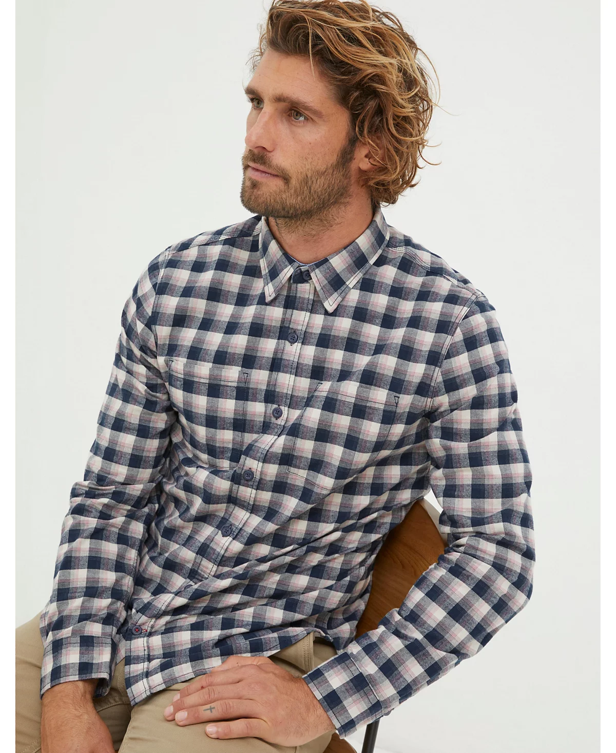 Мужская рубашка в клетку от Benton от Fat Face