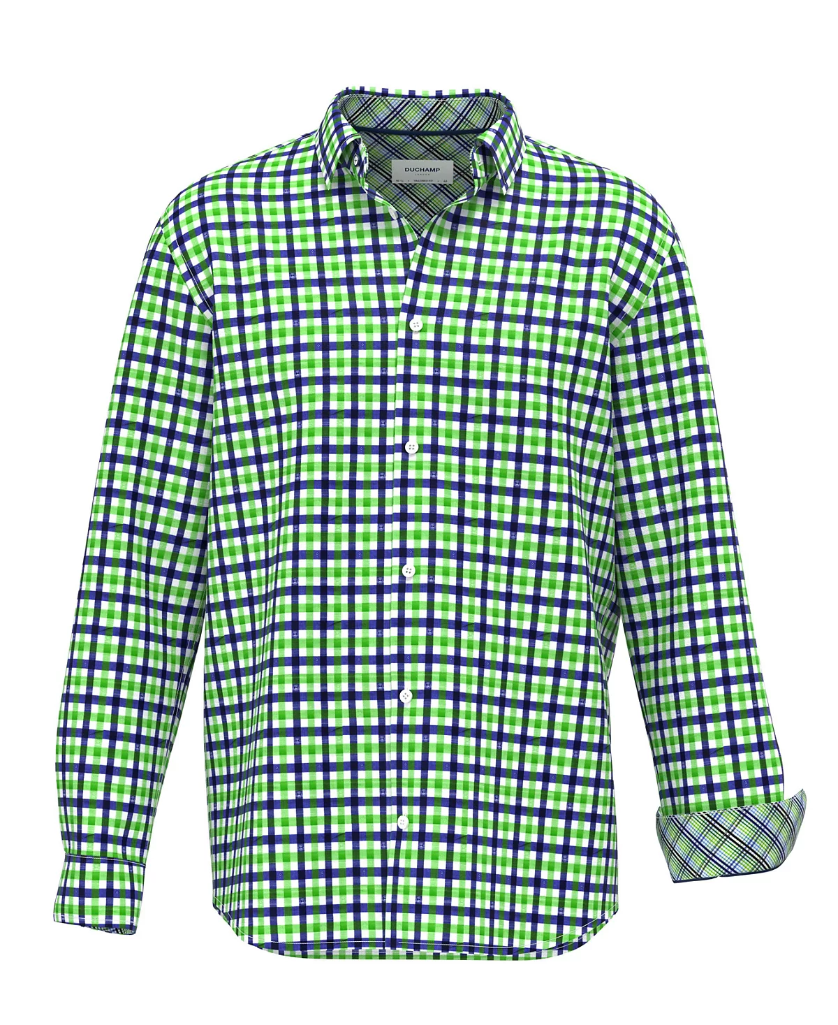 Клетчатая рубашка в клетку от Duchamp London