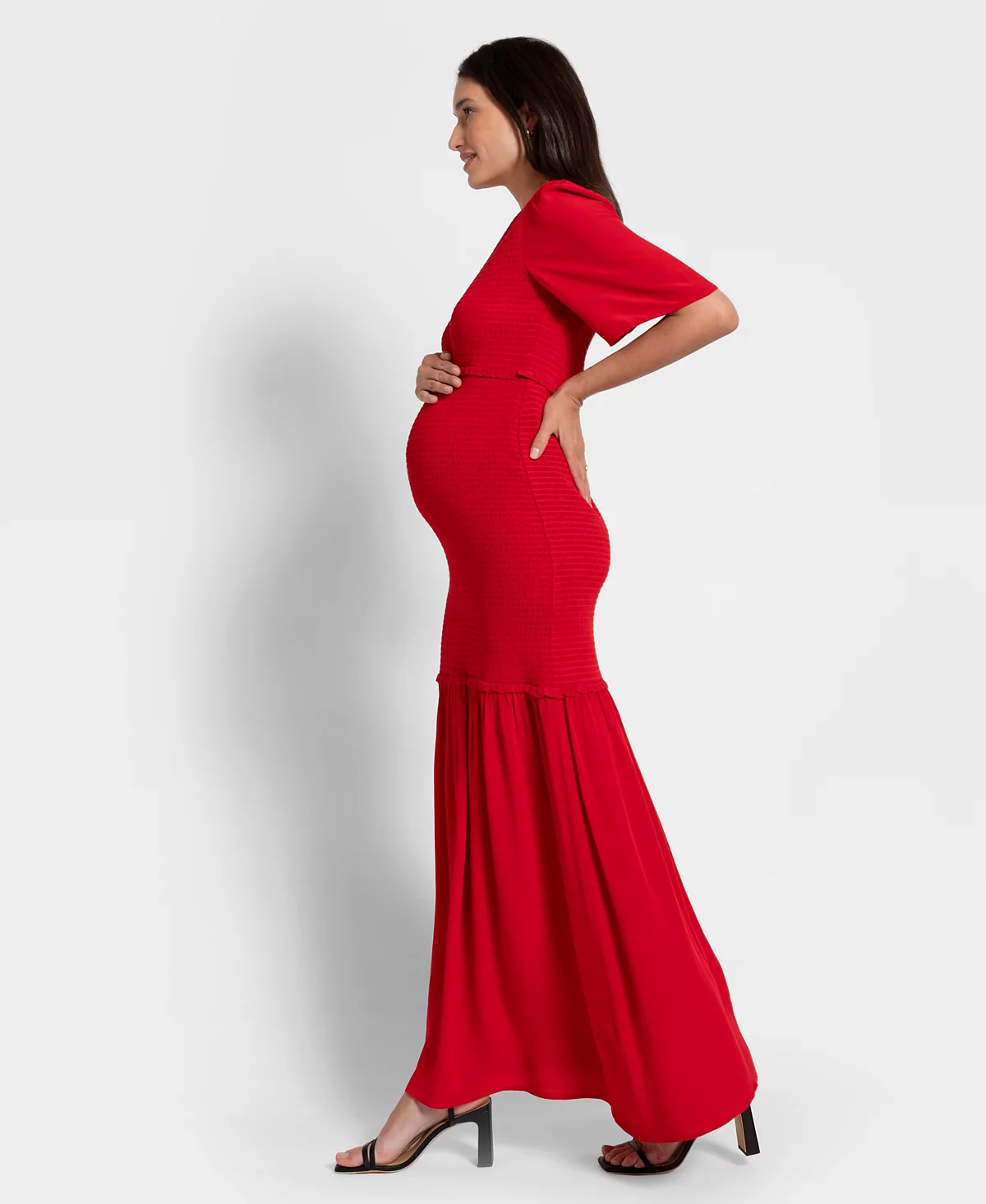 Женское макси-платье в складку для беременных Seraphine 38990₽