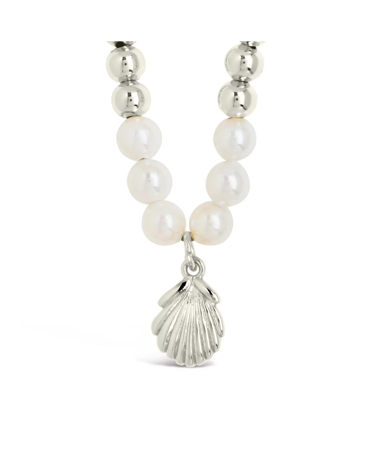 Ожерелье Marjorie с подвеской из культивированного жемчуга и ракушек Sterling Forever Серебристого или золотистого цвета 11190₽