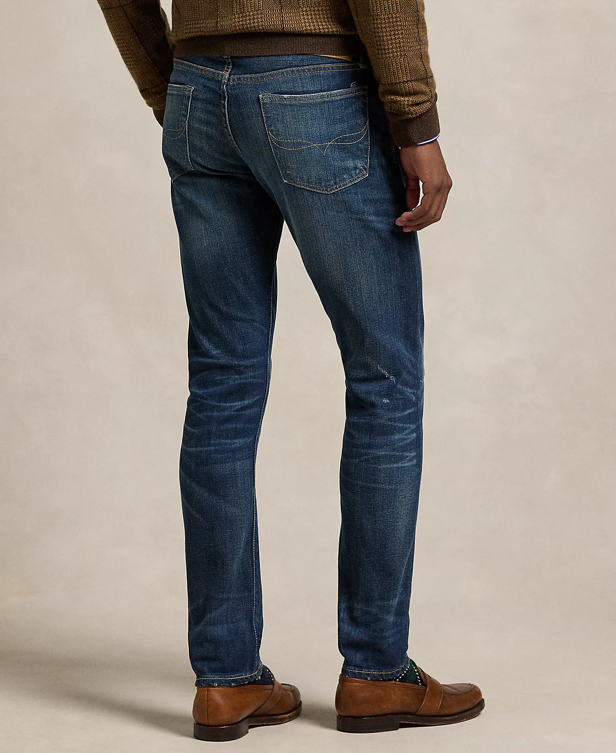 Мужские потертые джинсы Polo Ralph Lauren Sullivan Slim Stretch