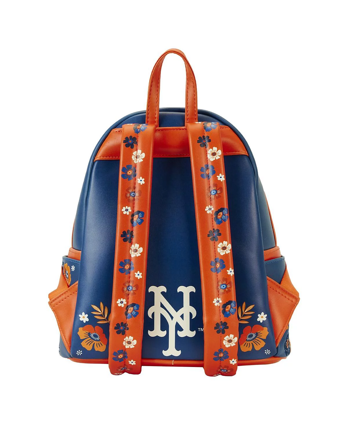 Мужской и женский мини-рюкзак Loungefly New York Mets с цветочным рисунком 12890₽
