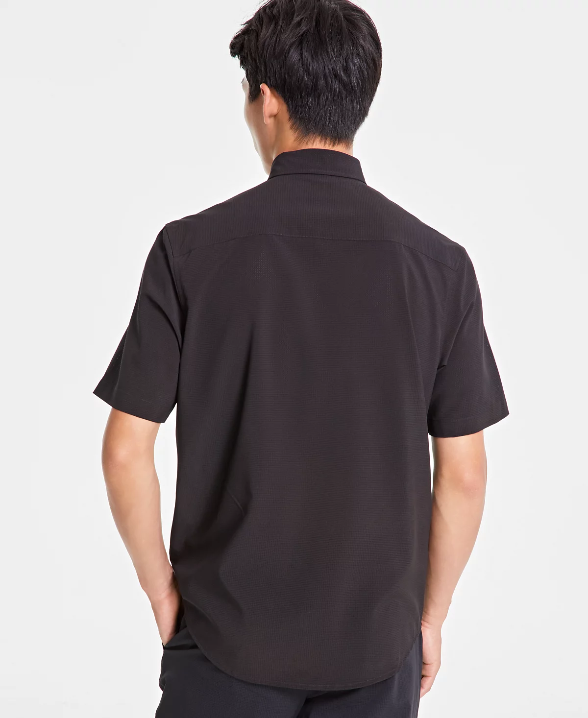 Мужская дышащая рубашка на пуговицах с коротким рукавом от Alfani созданная для Macys 3790₽