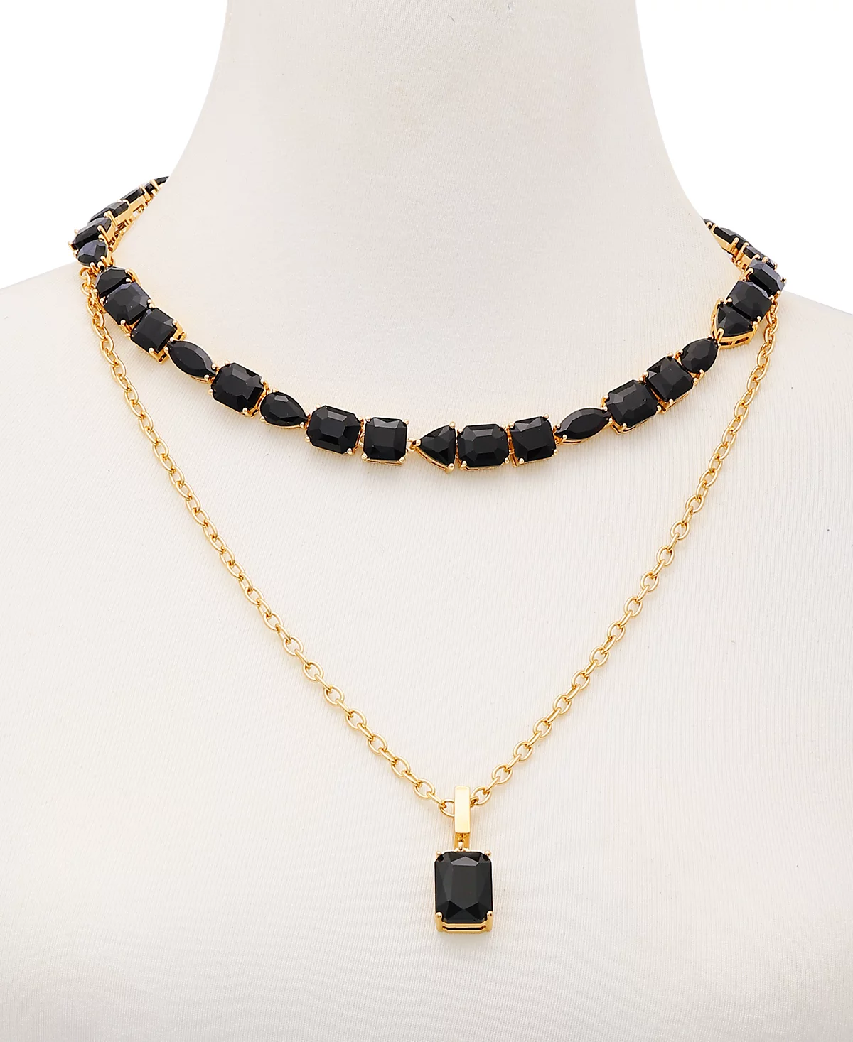 Многослойное колье GUESS Crystal с подвеской диаметром 18 дюймов 6890₽