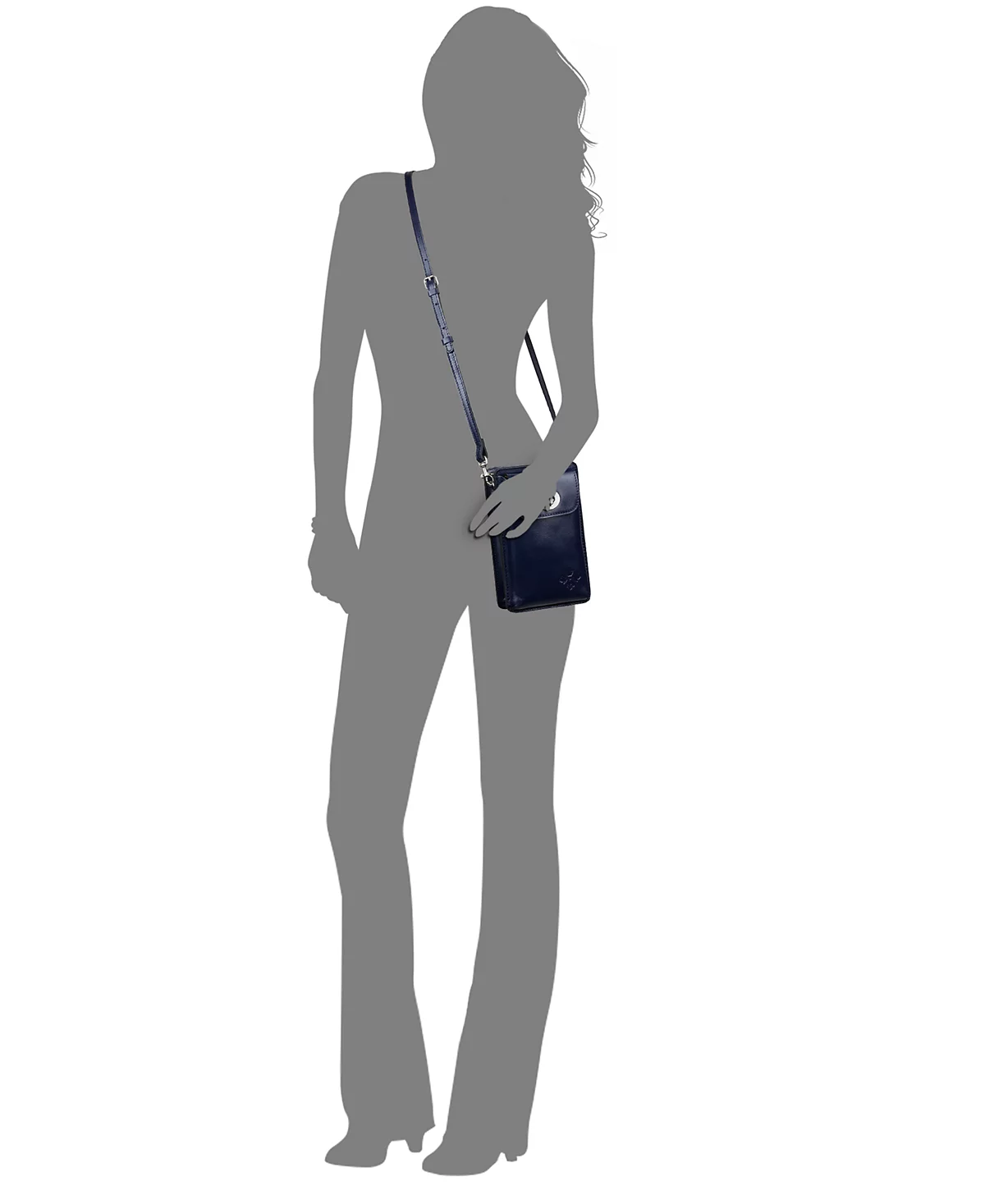 Патриция Нэш Фелисита Мини-кожаный телефон через плечо