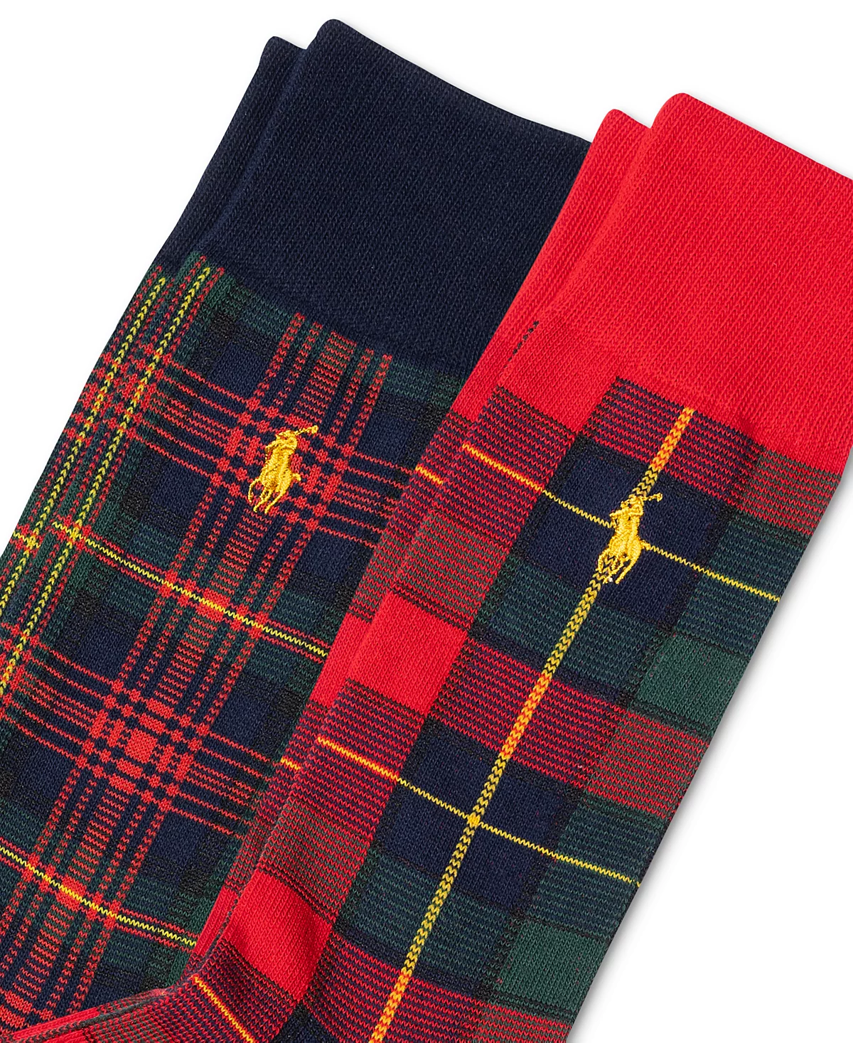 Мужские кроссовки Polo Ralph Lauren, 2-Pk. Носки в клетку-рубашку