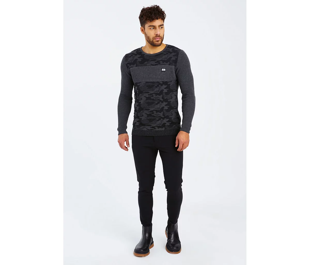 Мужской вязаный пуловер Leif Nelson LN1645 6690₽