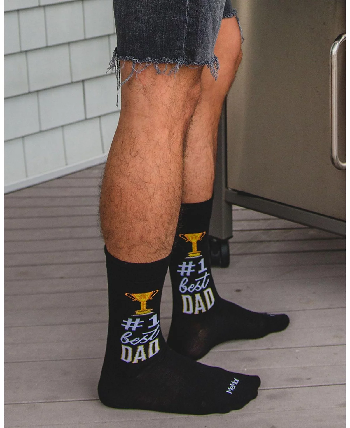 MeMoi Мужской 1 Папин трофей, новинка, экипажный носок