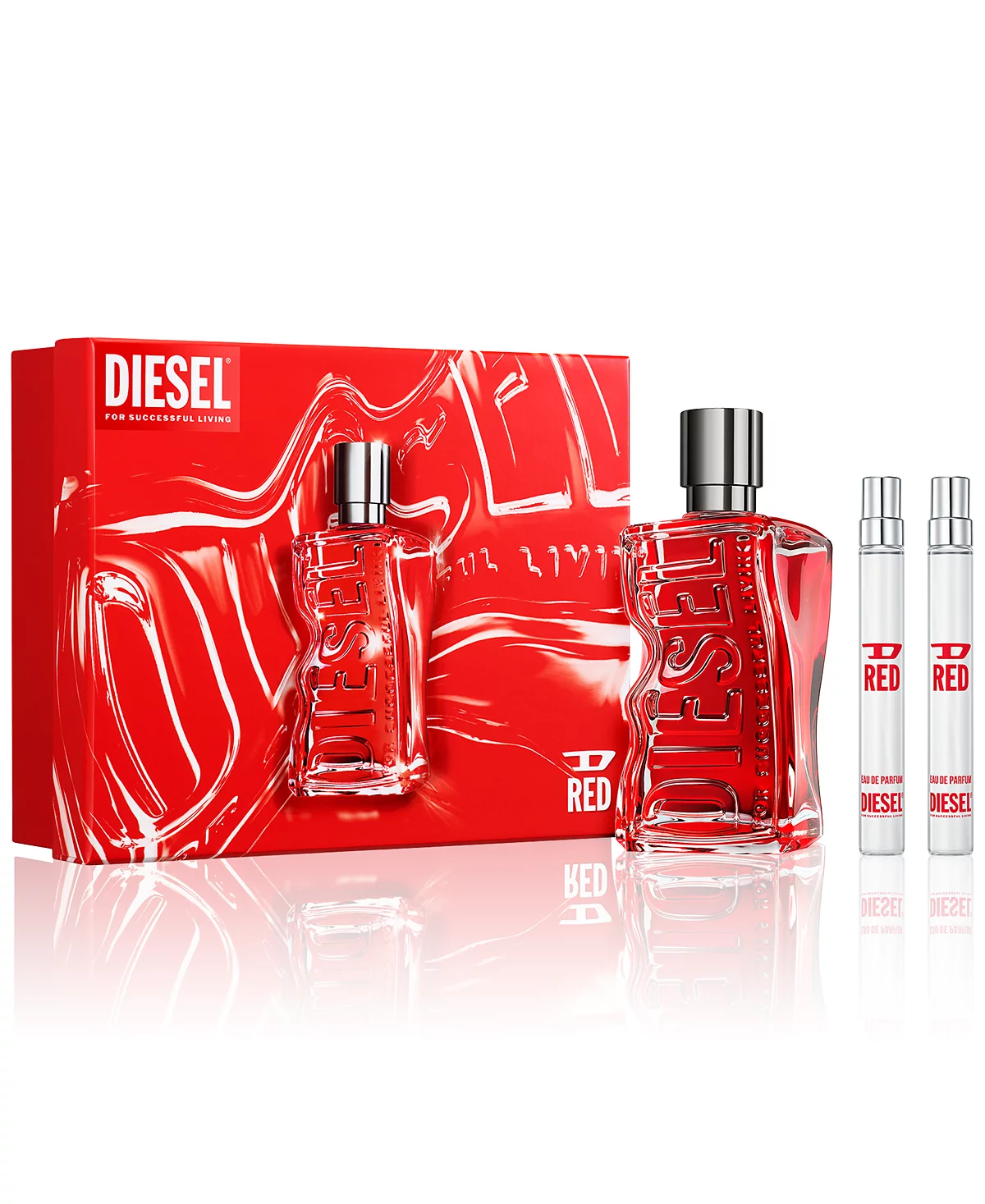 Подарочный набор мужской парфюмерной воды Diesel Red из 3 предметов 18090₽
