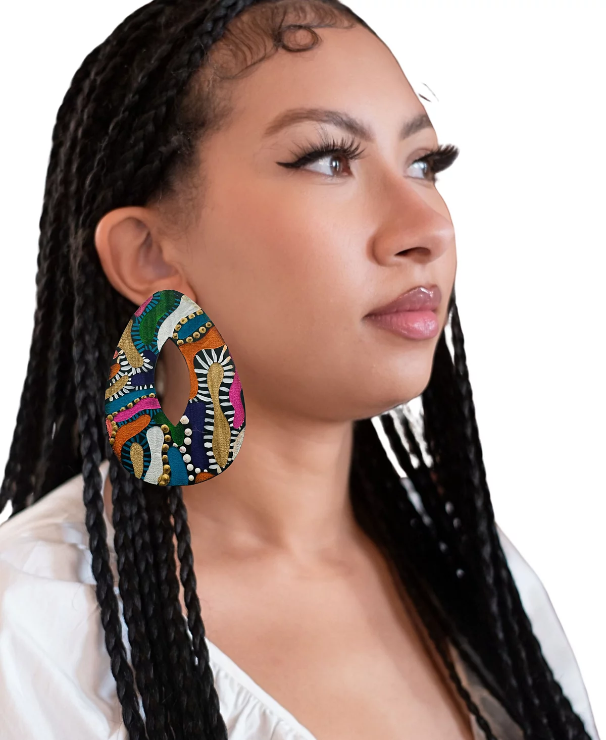 Шикарный дизайн Ручная роспись Органическая шпилька 10490₽