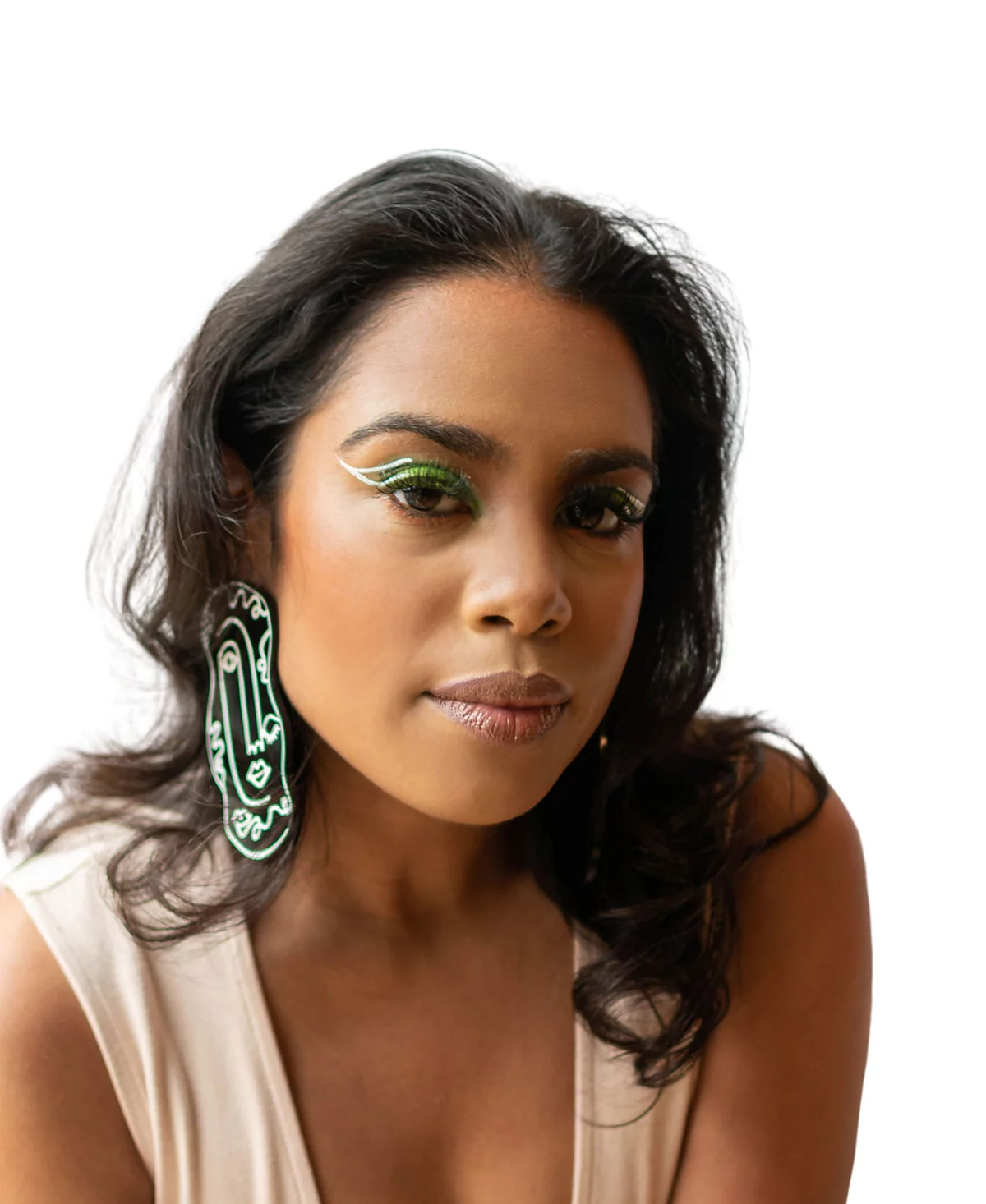 Шикарные абстрактные заклепки с рисунком от руки 9490₽