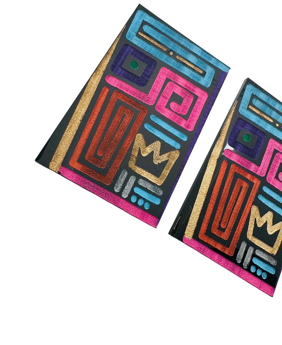 Шикарные заклепки с ручной росписью 10490₽