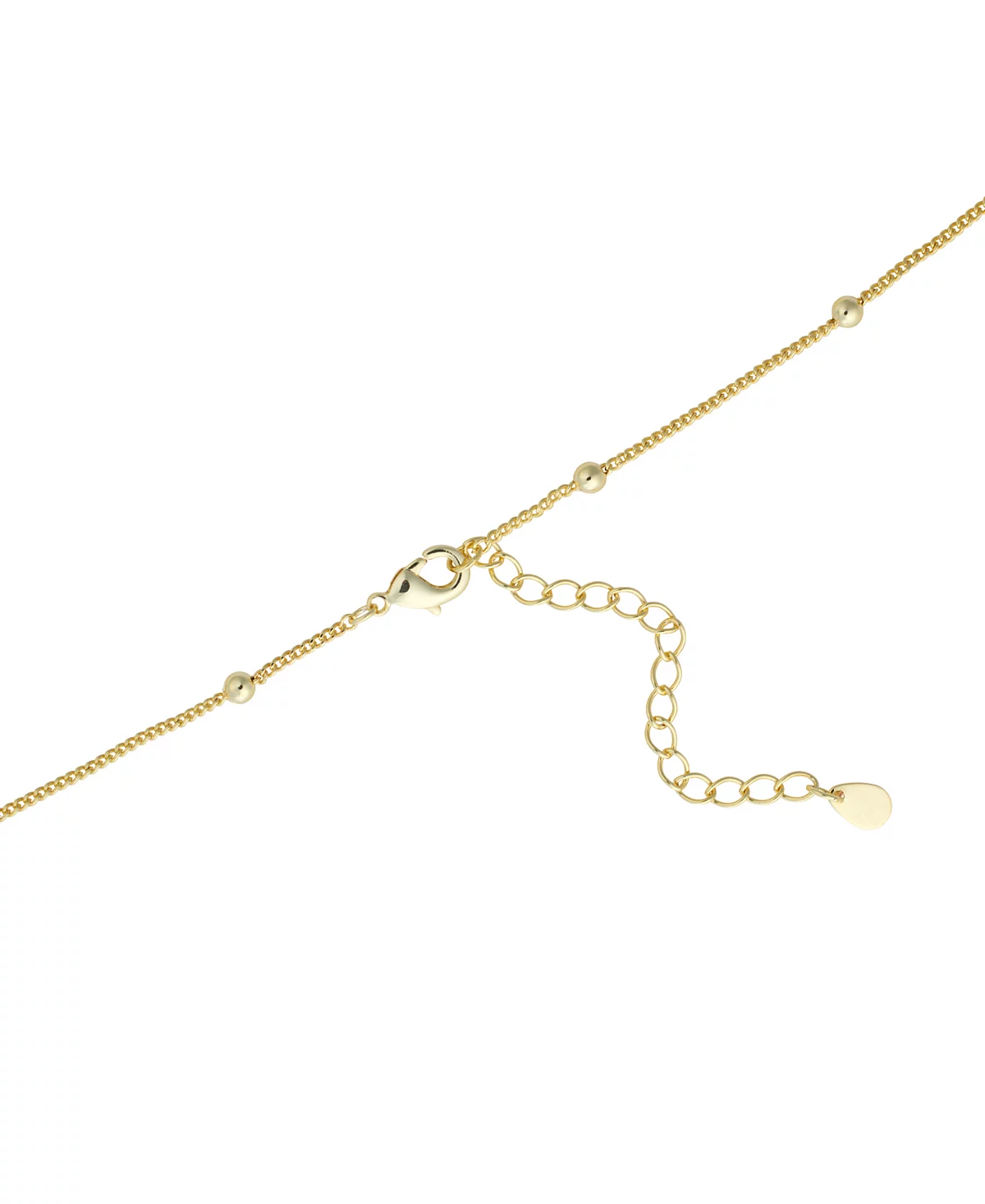 Macy's Aqua or Aurora Borealis Quartz Sun Y-Necklace