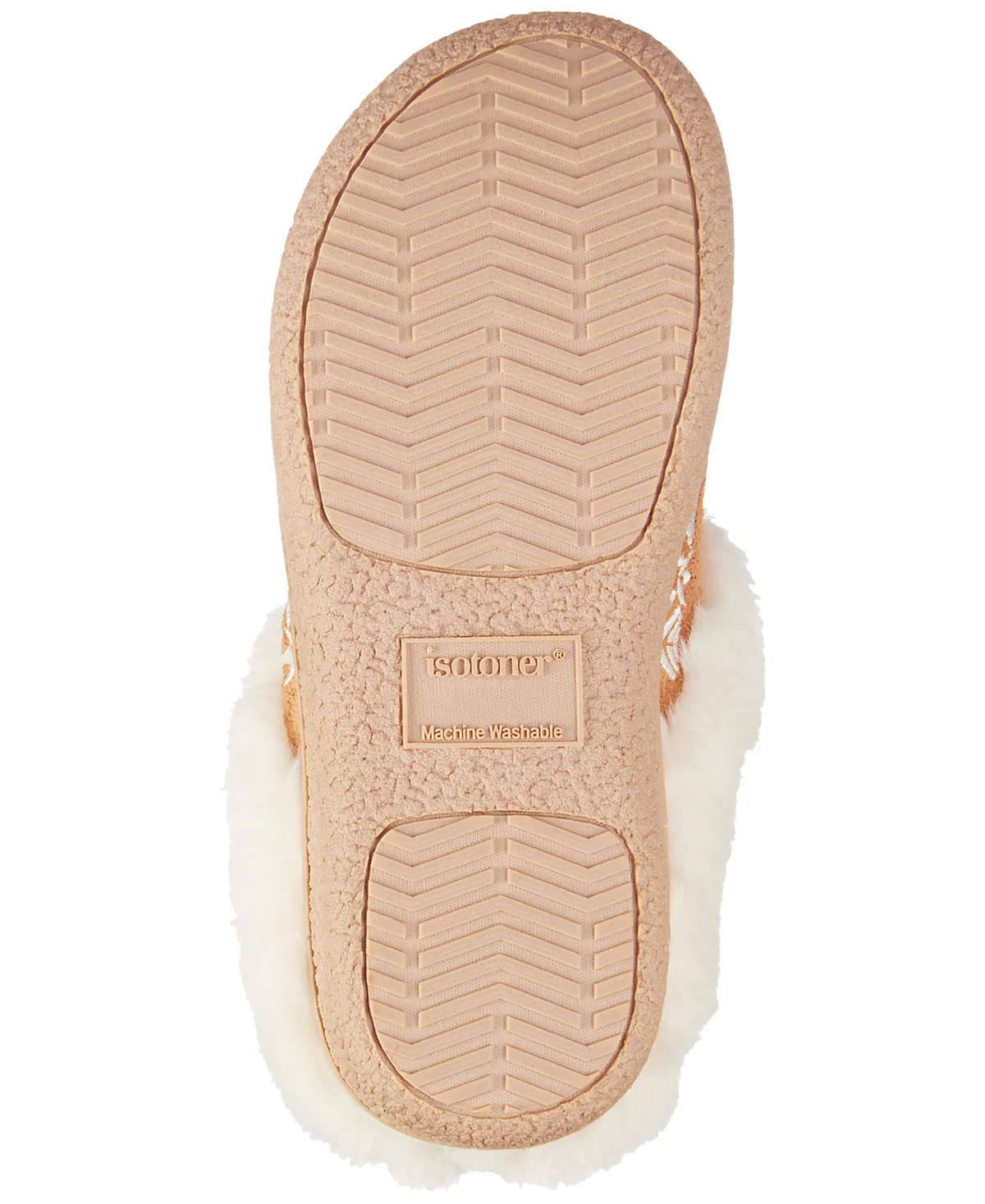 Фирменные женские тапочки-сабо Clara с отделкой из искусственного меха Isotoner Signature