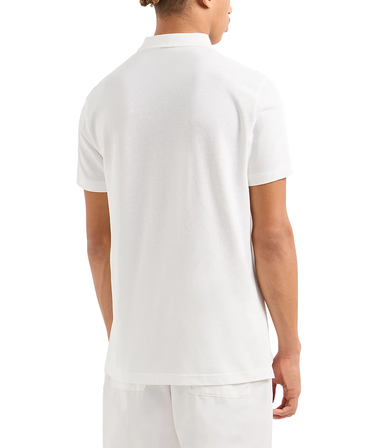 Мужская рубашка-поло AX Armani Exchange обычного покроя с вышитым логотипом на молнии 14 9090₽