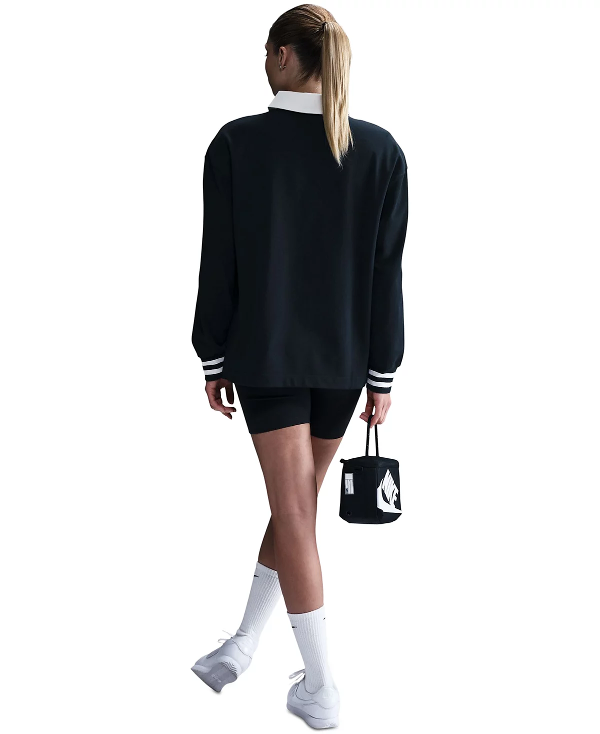 Женское поло Essential Oversize с длинным рукавом от Nike Sportswear