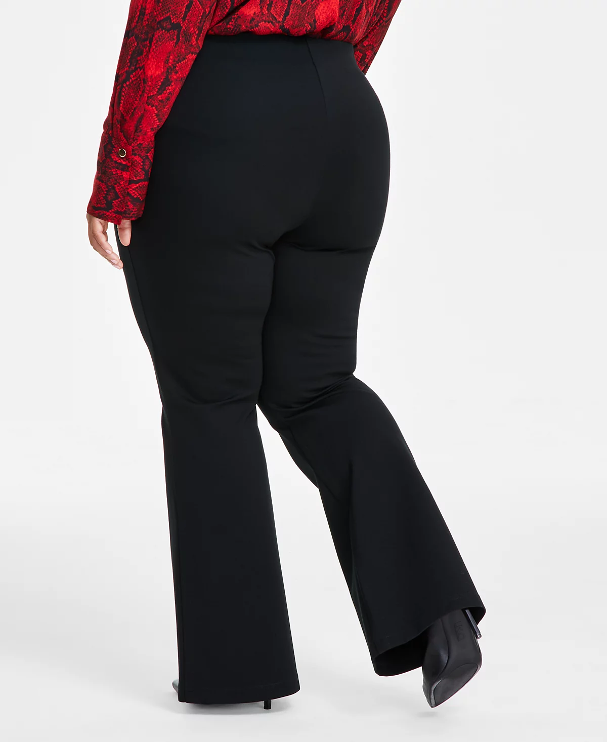 Брюки-клеш с высокой посадкой I.N.C. International Concepts Plus Size эксклюзивно в Macy's 