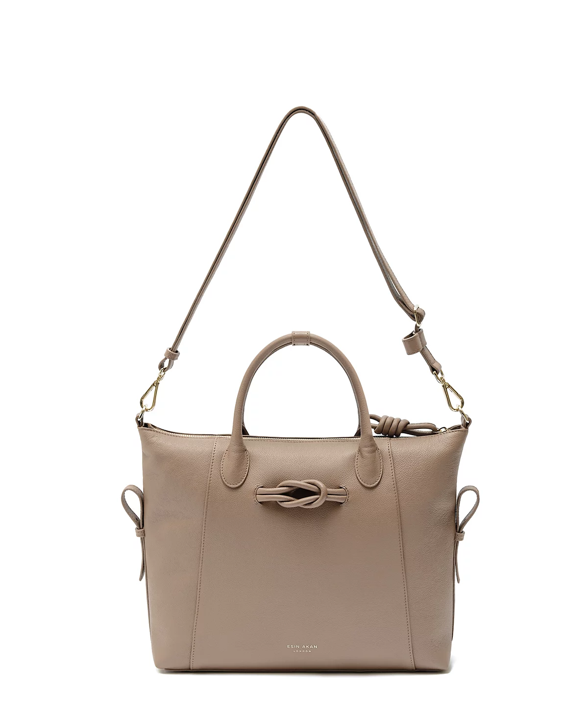 Esin Akan Wimbledon Large Leather Backpack Tote