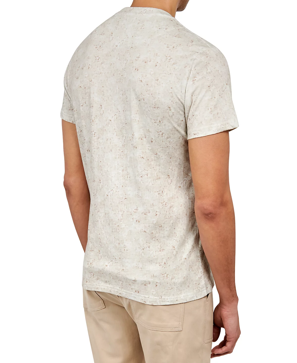 Мужская приталенная футболка Bushwick Brooklyn Brigade с карманами и абстрактным принтом 11090₽