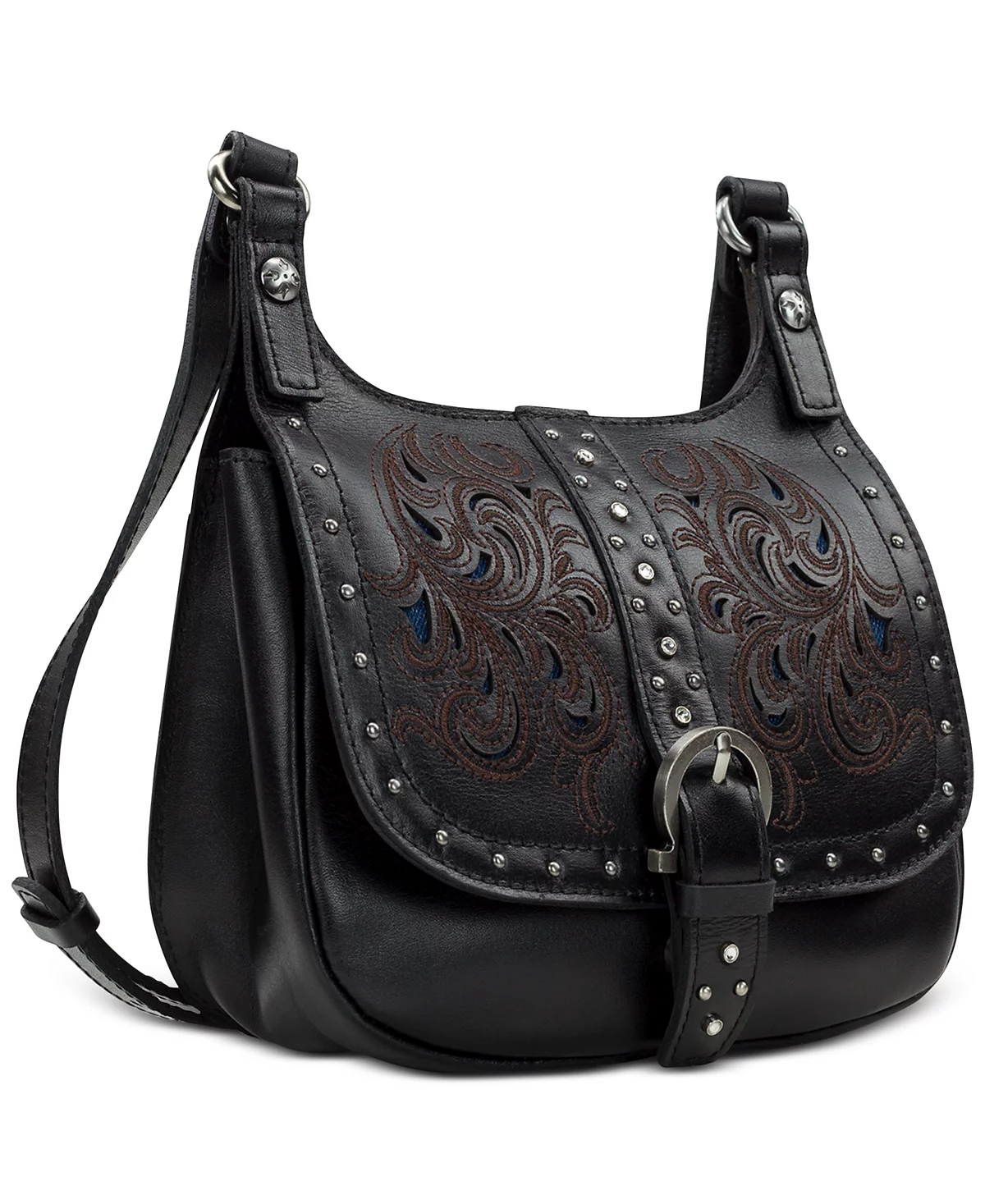 Patricia Nash Linny Small Leather Saddle Bag 14390₽