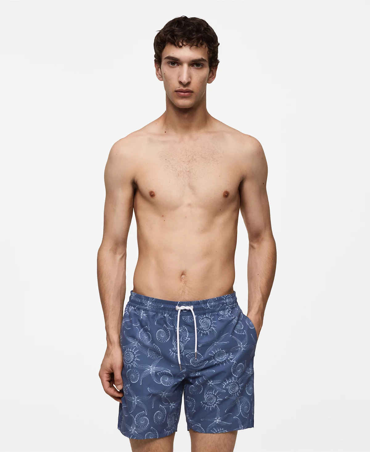 Мужской купальник Mango с морским принтом 9490₽