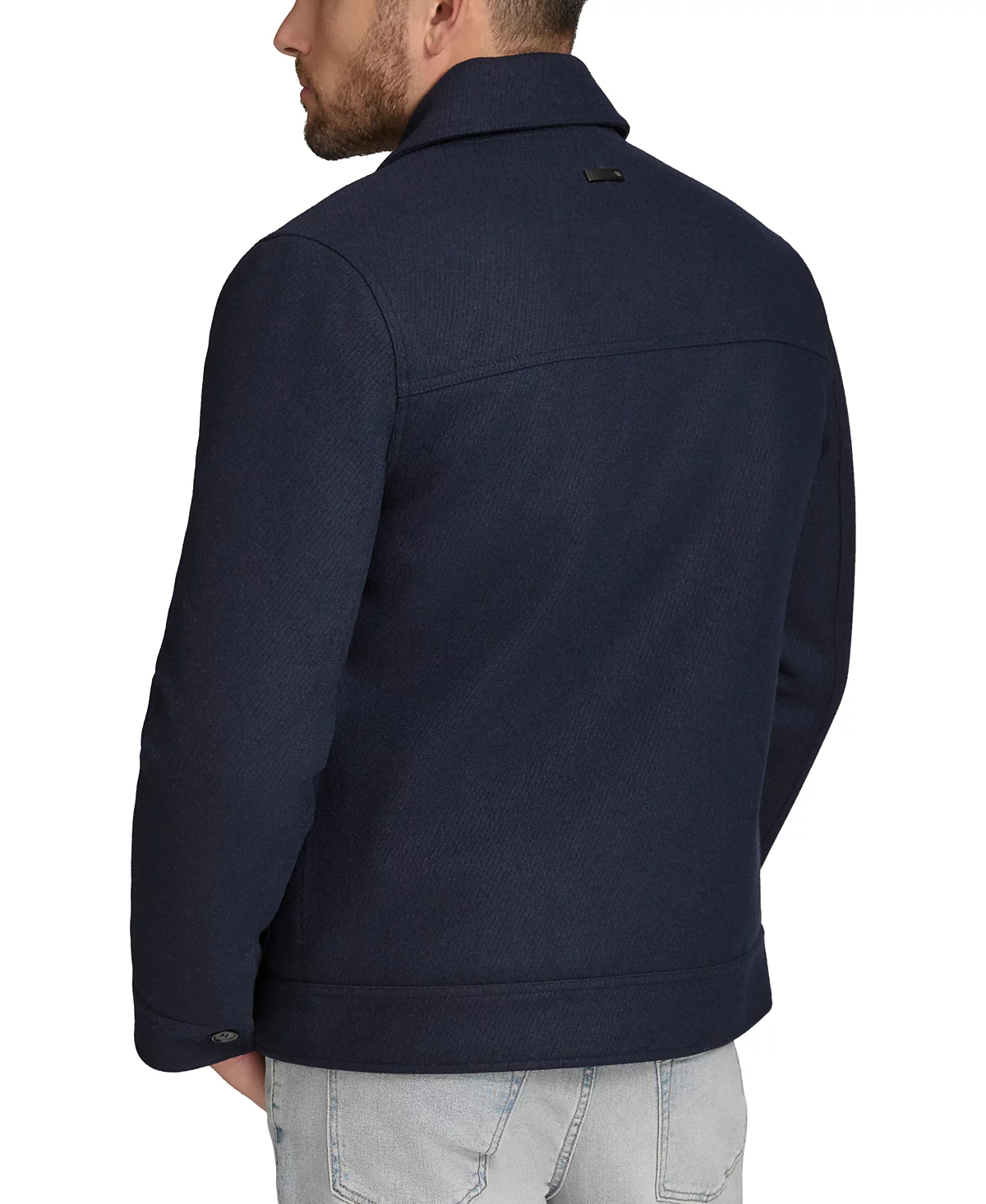 Мужская повседневная рубашка-пиджак из саржи Warwick от Marc New York для мужчин 71390₽