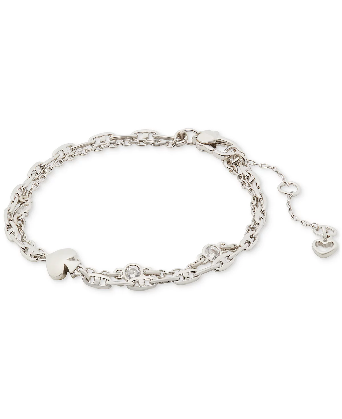 Kate Spade New York Spade Charm - Cubic Zirconia Double Chain Bracelet 18690₽