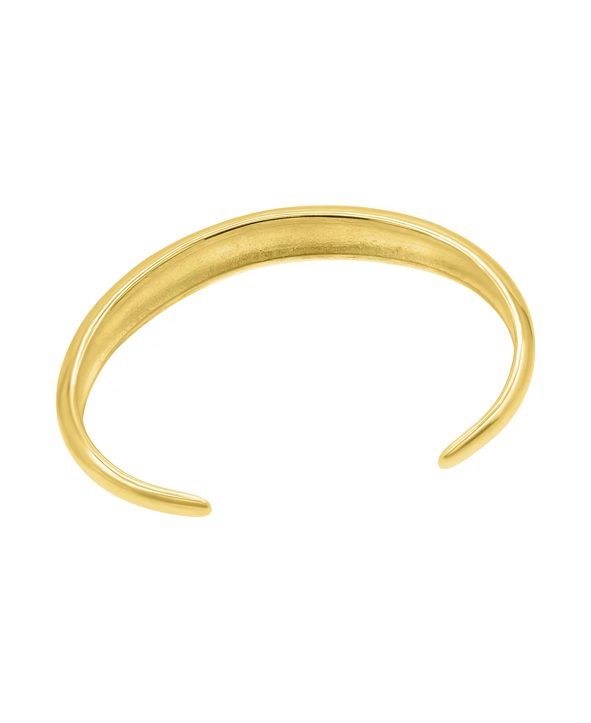 ADORNIA Gold Tarnish Resistant Gold Dome Cuff Bracelet 6190₽