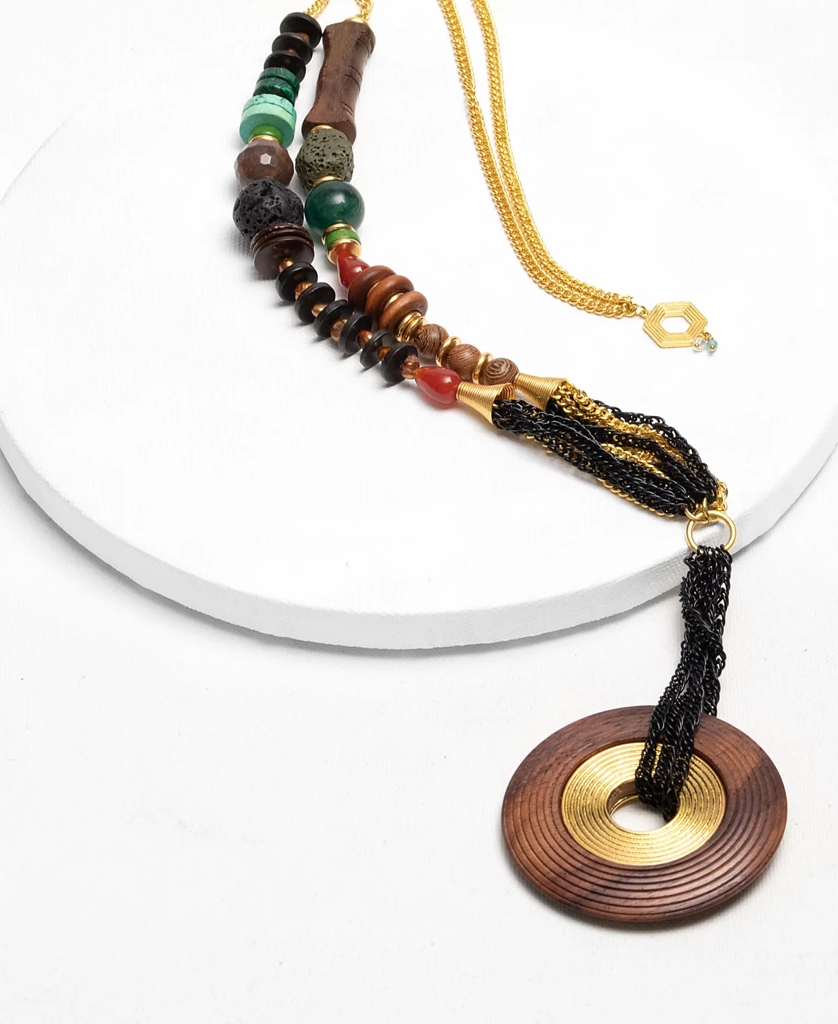 Nectar Nectar New York 18K Gold Plated Ona Long Chain Necklace 34290₽