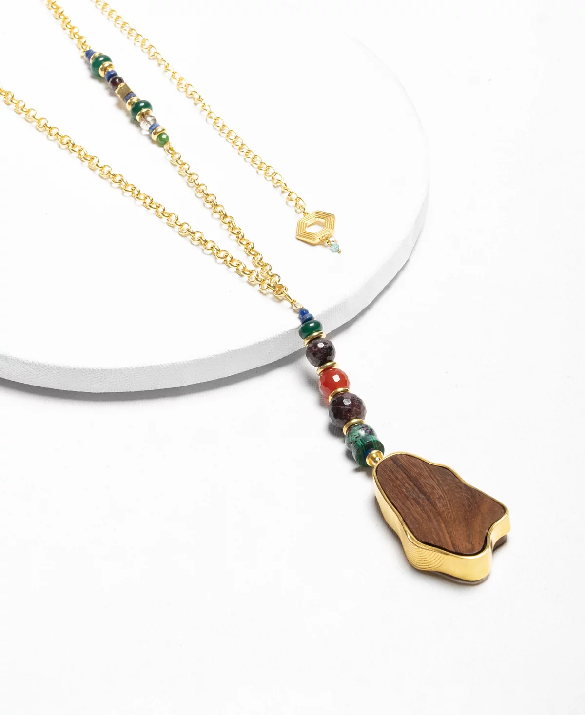 Nectar Nectar New York 18K Gold Plated Nyasha Long Chain Necklace 48490₽