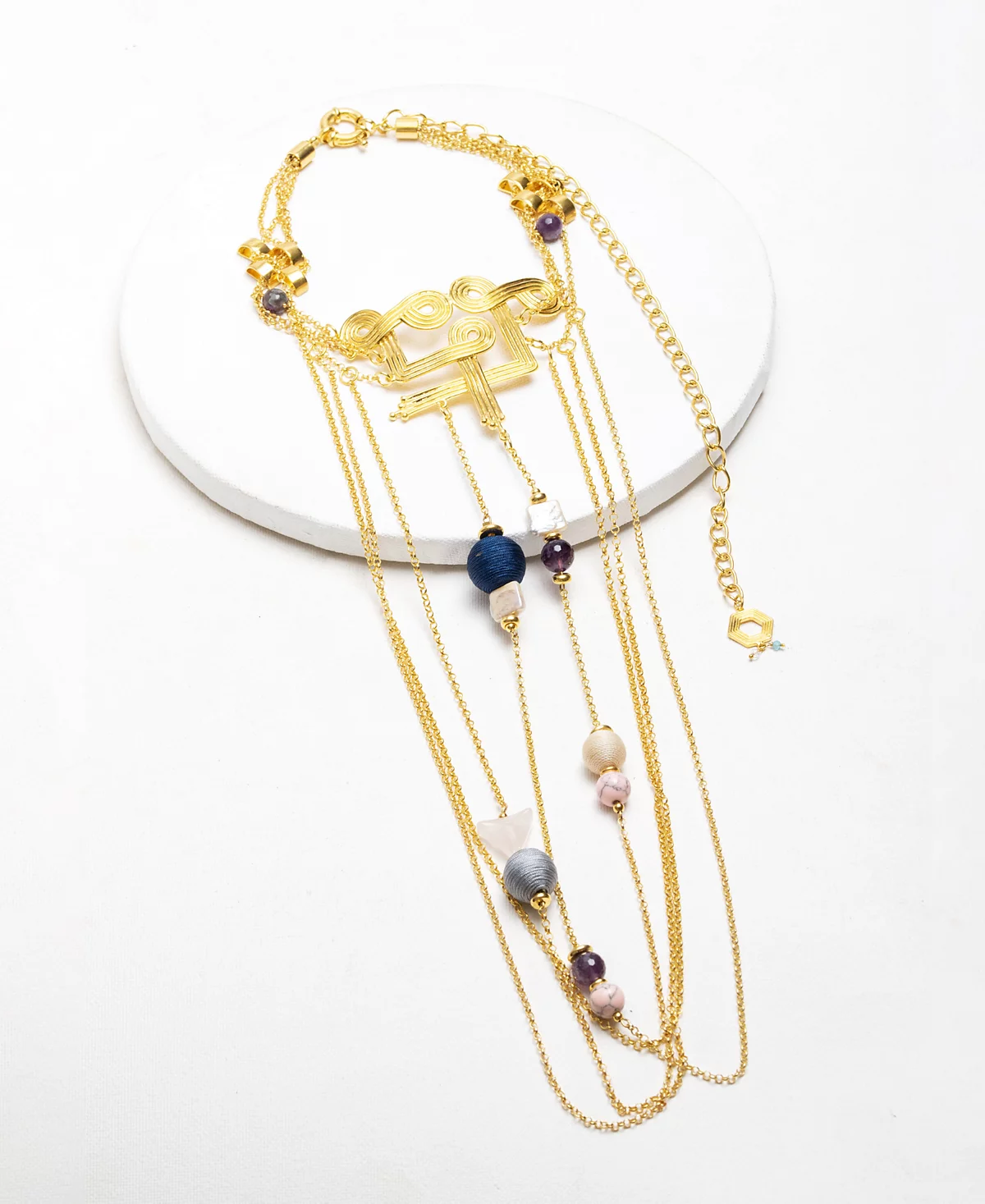 Nectar Nectar New York 18K Gold Plated Neytiri Long Chain Necklace 28590₽