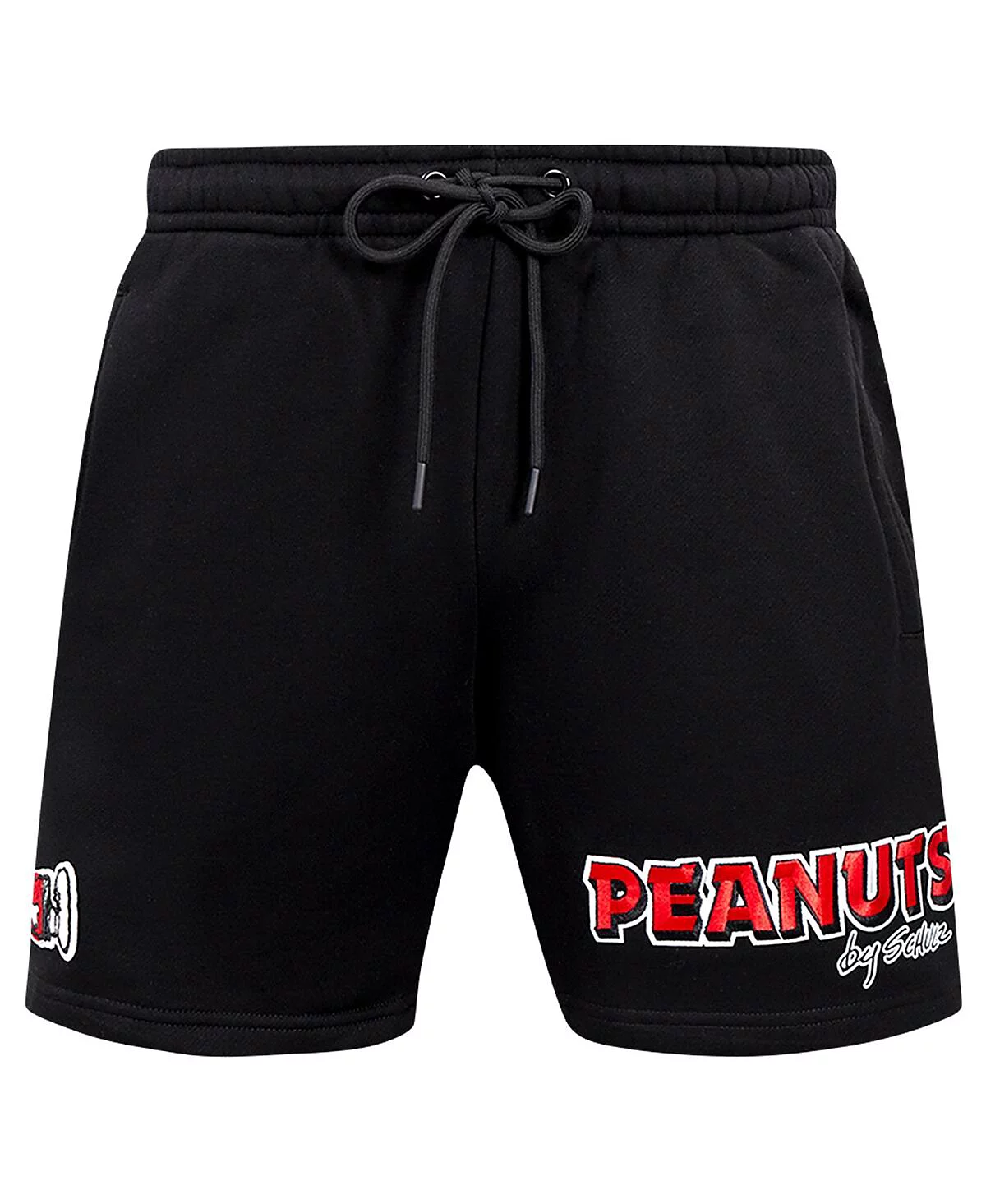 Черный заморозить Макс мужские арахис Снупи любит цветы флисовые шорты 9290₽