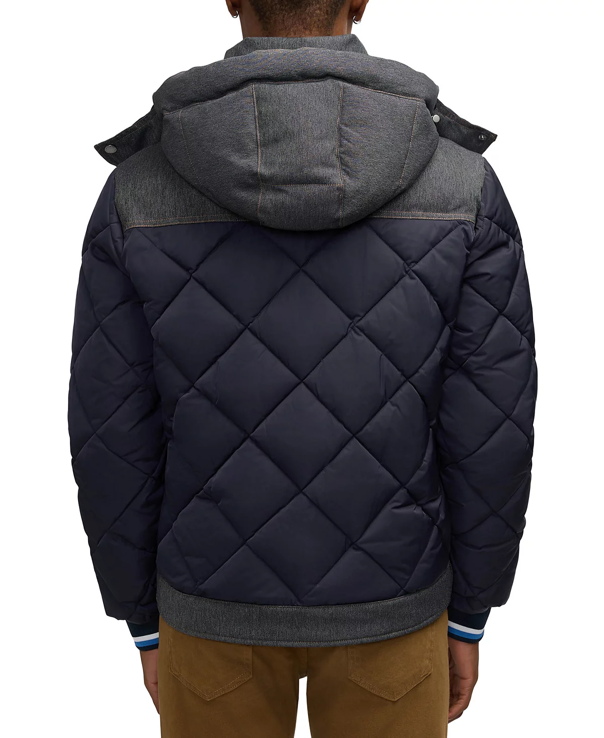 Мужская джинсовая куртка-фугу Oren Hybrid от SCOTCH - SODA со съемным капюшоном